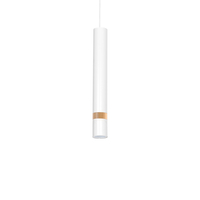 Milagro - Lampa wisząca JOKER WHITE/WOOD 3xGU10