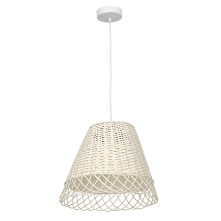 Milagro - Lampa wisząca VIMINI WHITE 1xE27