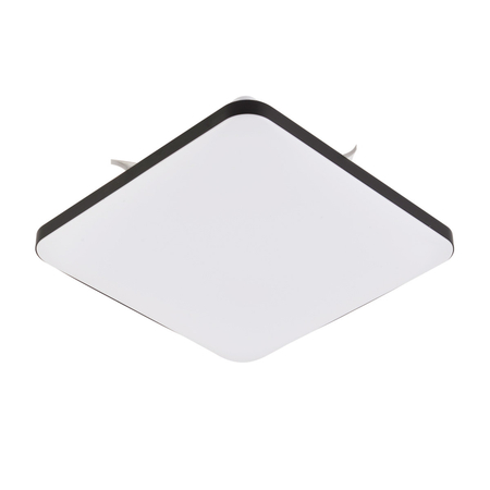 Plafon kwadratowy Babilon 38 cm czarny LED 4000K