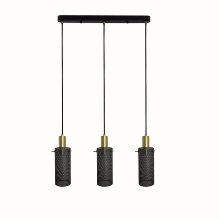 Lampa wisząca Tirana 3 czarna 3xE27