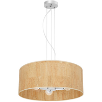 Milagro - Lampa wisząca CORK White/Cork 3xE27