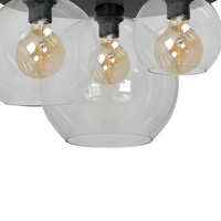 Milagro - Lampa sufitowa SOFIA CLEAR 3xE27
