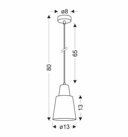 LAMPA WISZĄCA FARO 1 RÓZÓWY