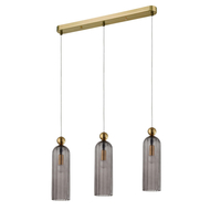 Lampa wisząca Piega 3 smoked 3xE14