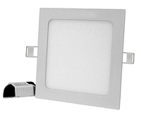 PANEL LED PODTYNKOWY PLAFON SUFITOWY KWADRAT 12W B.NEUTRALNA