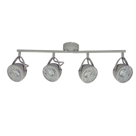 PENT LAMPA SUFITOWA LISTWA 4X50W GU10  BETONOWY SZARY