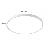 Plafon California 48 cm biały LED CCT
