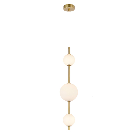 Lampa wisząca pionowa Dorado złota LED CCT