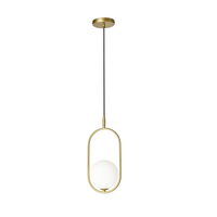 CORDEL LAMPA WISZĄCA 1X28W G9 MOSIĄDZ