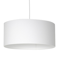 Milagro - Lampa wisząca CASINO WHITE/CHROME 1xE27