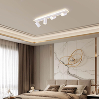Zestaw reflektorów plafon Parma biały 4xGU10 plus LED
