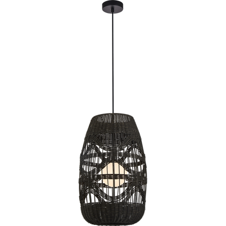 Milagro - Lampa wisząca ARONA BLACK 1xG9 fi 250