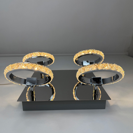 Plafon Carrara srebrny LED 3000K