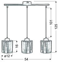 Cox zwis 3x60w e27 złoty