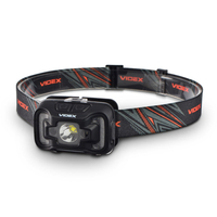 Latarka czołowa LED 5W + COB IP65 czujnik ruchu