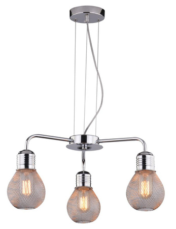 Candellux - Gliva Lampa Wisząca 3X60W E27 Chrom (Bez Żarówek)