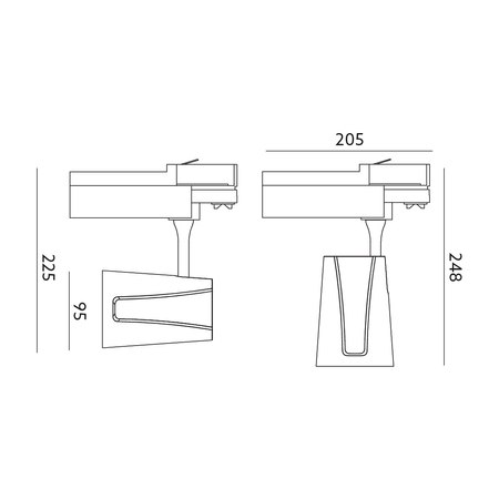 Reflektor szynowy LED  NEXTRACK NT1 30W 3400K 45° biały Kobi Pro