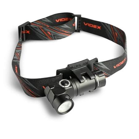 Latarka przenośna LED czołowa 2w1 10W 600lm IP66 5000K Luminus SST20 USB magnetyczna VLF-A244RH