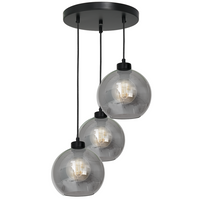 Milagro - Lampa wisząca SOFIA SMOKED 3xE27