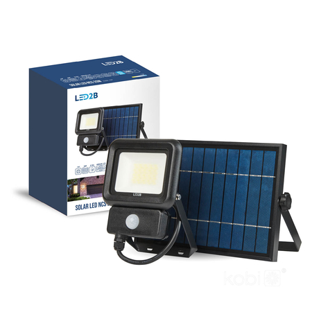 Naświetlacz z czujnikiem ruchu Solar LED NCS 20W 6500K IP65 LED2B
