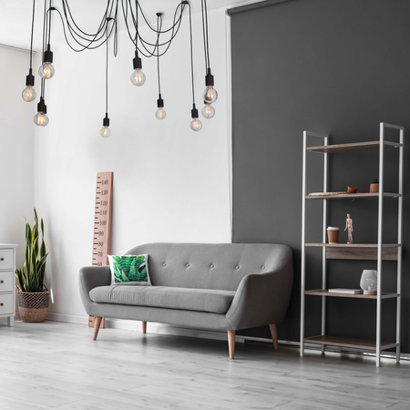 Lampa wisząca Soleto czarna 10xE27