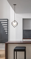 LAMPA WISZĄCA WEERT 1 CZARNY ZŁOTY 115x15x15