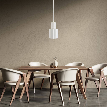 Lampa wisząca Tokio biała 1xE27