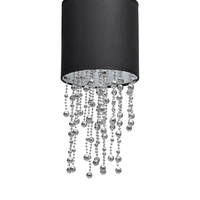 Milagro - Lampa wisząca ALMERIA BLACK/CHROME 1xE27
