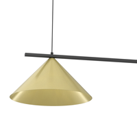Milagro - Lampa wisząca CAPITAL CZARNO-ZŁOTY 2XGX53