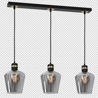 Milagro - Lampa wisząca RICHMOND BLACK / GOLD 3xE27  Listwa