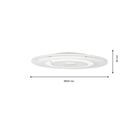 Milagro - Plafon VOLTA 36W LED + PILOT