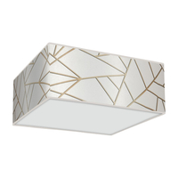 Milagro - Lampa sufitowa ZIGGY WHITE White/Gold 3xE27