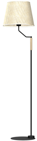 Milagro - Lampa stojąca ETNA Black 1xE27