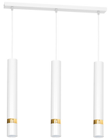 Milagro - Lampa wisząca JOKER WHITE/GOLD 3xGU10