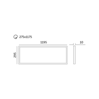 Panel LED NELIO 40W 30x120 4000K Kobi Pro