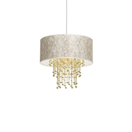 Milagro - Lampa wisząca ALMERIA WHITE/GOLD 1xE27