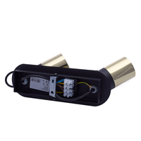 Milagro - Lampa sufitowa WILSON BLACK 2xGU10