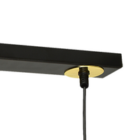 Milagro - Lampa wisząca MONZA BLACK/GOLD 3xG9 8W