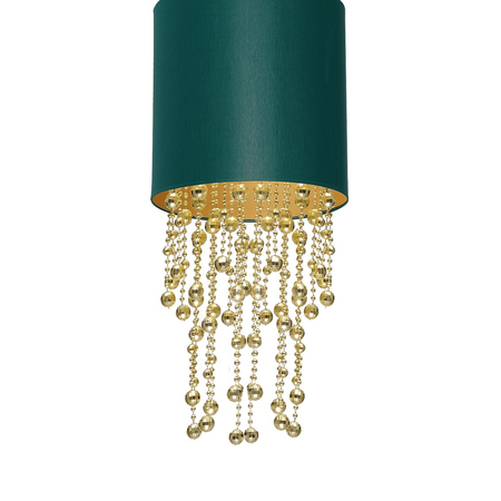 Milagro - Lampa wisząca ALMERIA GREEN/GOLD 1xE27