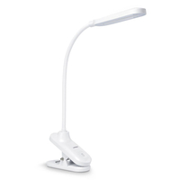 Lampka biurkowa LED 6W ściemnialna 3 barwy światła klips