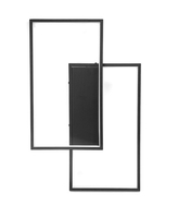 Lampa Dekoracyjna LED kolor czarny Modern 48W  + Pilot DL-A02