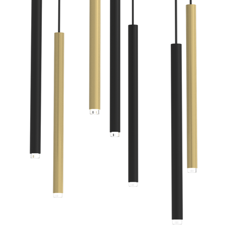 Milagro - Lampa wisząca MONZA BRASS 7xG9 max 8W LED