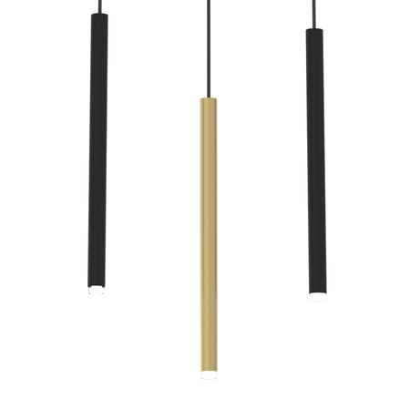 Milagro - Lampa wisząca MONZA BRASS 3xG9 max 8W LED