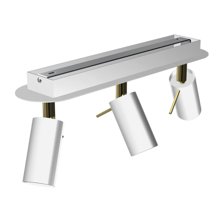 Lampa sufitowa PRESTON GOLD/WHITE 3x mini GU10