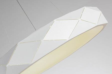 Lampa wisząca Reus biała LED 4000K