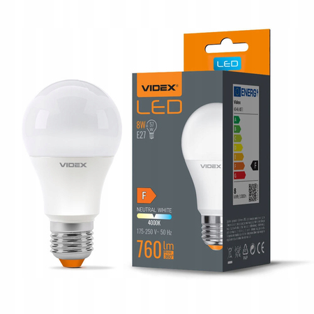 Żarówka LED 8W 760lm 4000K E27 neutralna