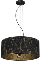 Milagro - Lampa wisząca SENSO Black/Gold 3xE27