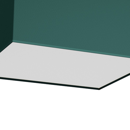Milagro - Lampa sufitowa VERDE GREEN kwadrat 3xE27 50cm