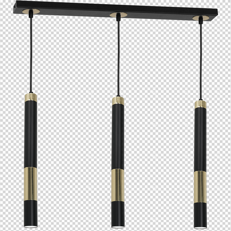 Milagro - Lampa wisząca DALLAS GOLD 3x miniGU10