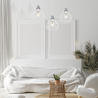 Milagro - Lampa wisząca KANE WHITE 3xE27